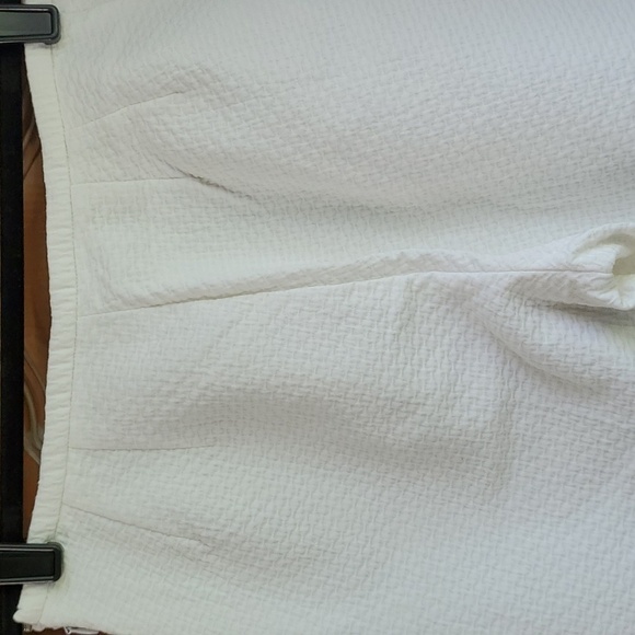 J.MCLAUGHLIN WHITE Capris.  Side zipper. Excellent condition. Size 2. - Picture 4 of 11